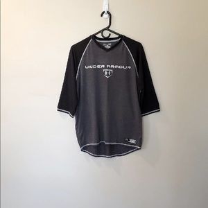 ❤️BOGO Free Sale❤️Under Armour Men’s V-neck 3/4 Sleeve Baseball T-Shirt